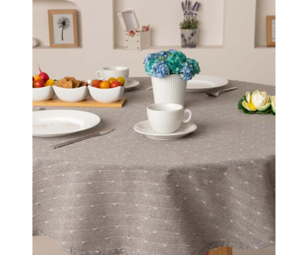 Stolnjak Kiša svetlo sivi