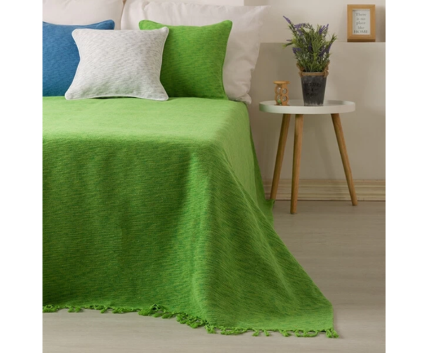 Prekrivač tie&die kivi zeleni