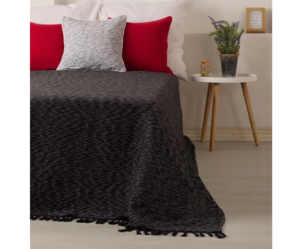 Prekrivač tie&die crno-beli